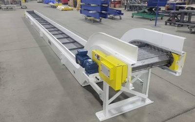 Steal-Hinged Conveyor Belt for Recycling Application